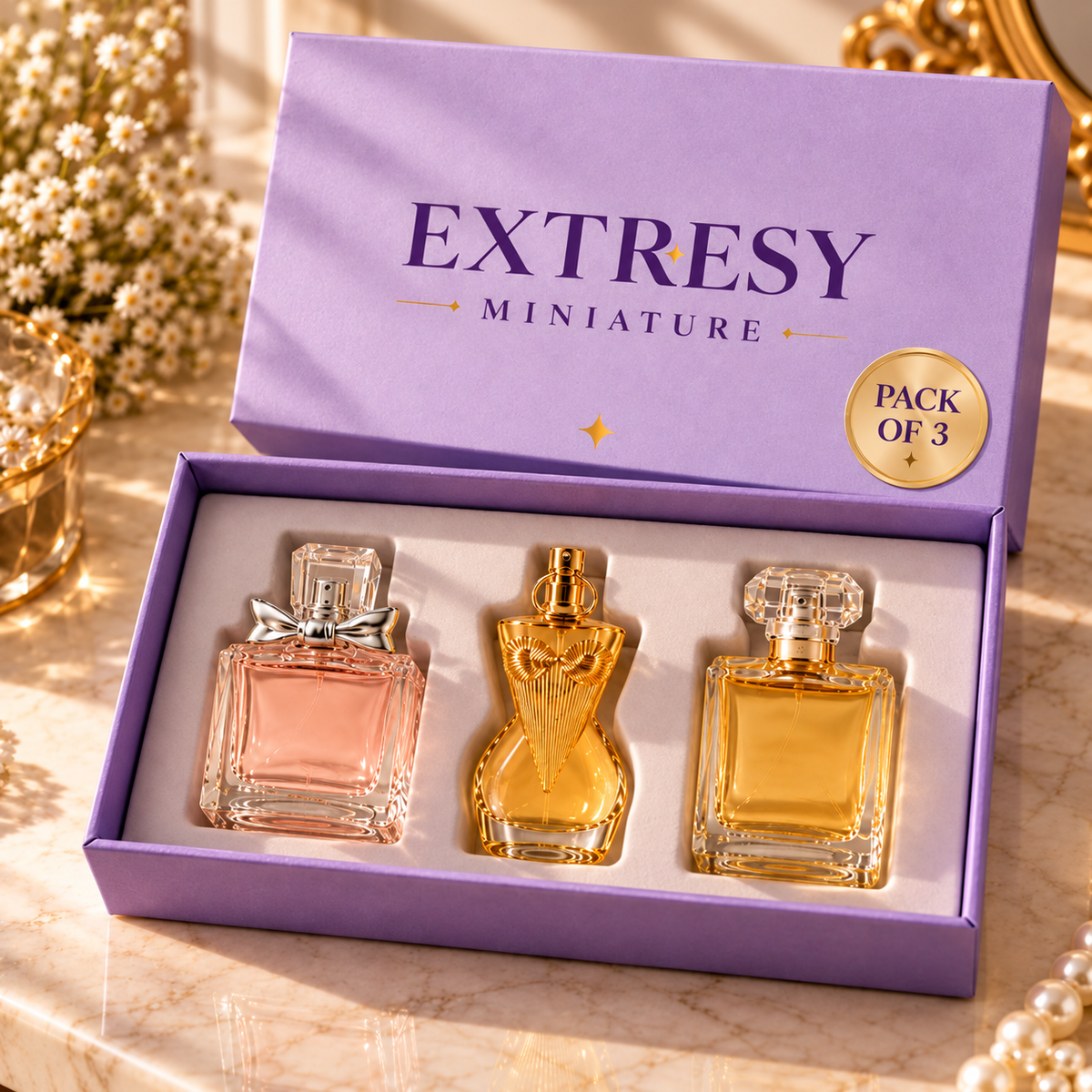 Pack of 3 Mystery Luxury Miniature Fragrances